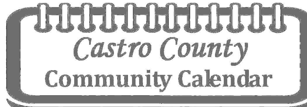 Castro County Community Calendar