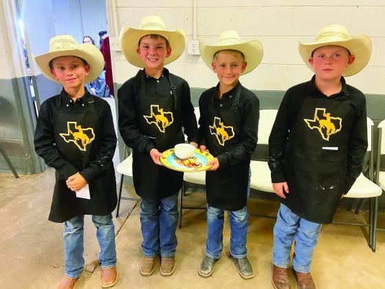 Cooking Cowboys- Benson Van Winkle, Brooks Brown, Witten Butler, Kase Sims Coach-Katie Sims