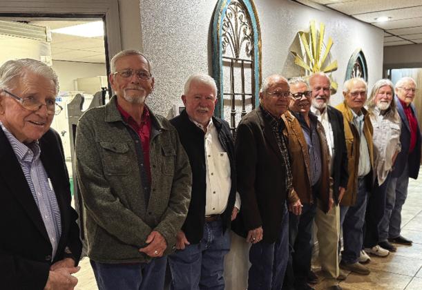 The men attending were Don Crooks, Rodney Howard, Benny Montague, Dale Swinburn, Larry Garrison, Mike Criswell, Richard Todd, Wayne Keese and Chick Childress