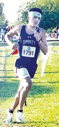 (Photo Right) DHS XC Azariah Gonzalez came in with the top 10 runners at the state competition in Round Rock this past weekend.