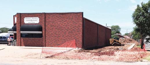 Dimmitt Pharmacy is adding a valuable drive-through window to its building which will help get prescriptions to customers who may have difficulty with mobility or simply want the convenience of not parking and going in. Upon completion, the drive-through can be entered from the north side.