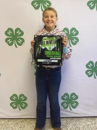 Tansley Borchers-3rd Place Junior Side Dish