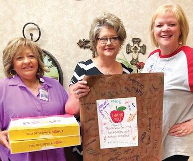 CCH donates school supplies