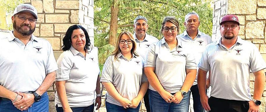 The Hart ISD school board attended the annual txEDCON conference this past weekend in San Antonio. The event is a joint event hosted by the Texas Association of School Administrators (TASA) and the Texas Association of School Boards for training to improve leadership and governance in Texas public schools. Attending were (front row) Agustin Perez, Mary Ann Carrasco, Marsela Marin, Julissa Chaves, Fabian Morales, (back row) Superintendent Juan Dominguez, and Erasmo Mata.