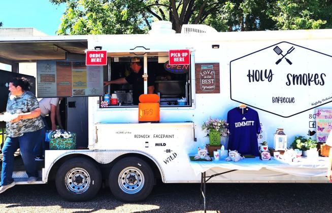 Holy Smokes Barbecue from Friona held a fundraiser event on July 1 for the families of the young men recently killed or injured in car accidents. The event was held at the Castro County Courthouse Square and money received was divided among the families.