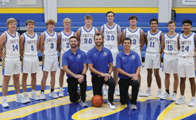 2024-25 Nazareth Swifts Basketball - Ethan Brockman, Zane Schulte, Slaton Harkins, Reid Backus, Caysen High, Zac Huseman, Kayle Rogers, Blaise Snead, Lincoln Pohlmeier, Adrian Rios. Coaches Mitchell Parsley, Taylor Schulte, Tyler Goodwin.