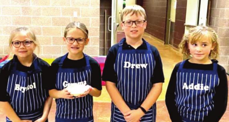 (Photo right) Castro County Junior Team 2, District Food Challenge – Brystol Burks, Gemma Polhmeier, Drew Bennet and Adaleiye Birkenfeld.