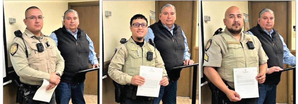 Castro County deputies receive commendations