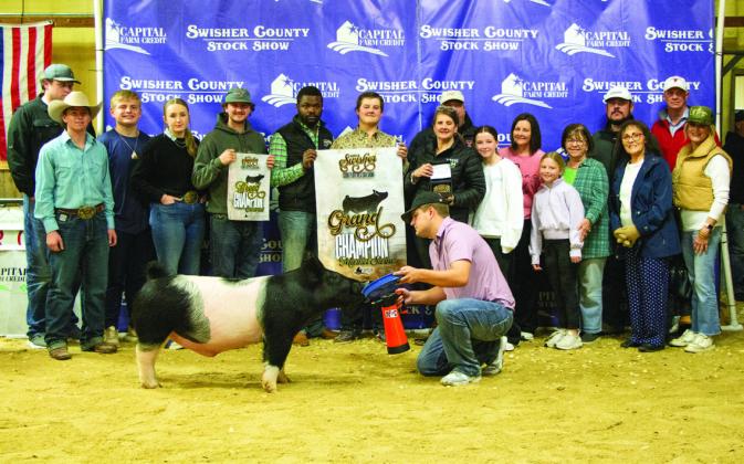 Grand Champion Swine - Tripp Runnels Courtesy Photo by Summer Davis Randol