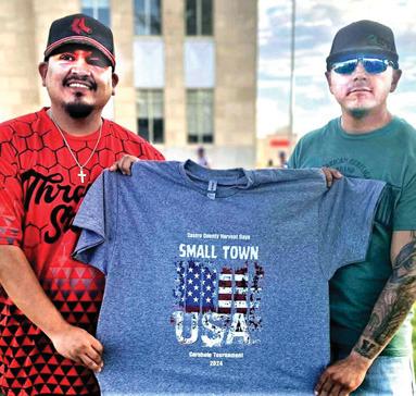 Cornhole Tournament – 1st place, Juan Silva and Flo Zamora.