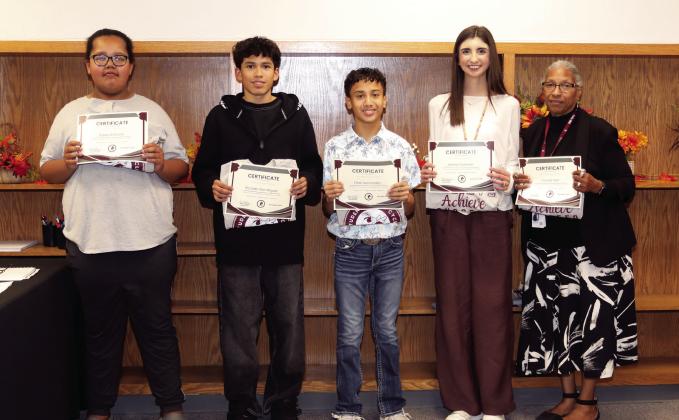 Tulia Junior High Students of the Month –Tessa Williams, Ricardo San Miguel, Elias Hernandez Tulia Junior High Employees of the Month – Jenna Cranmer and Yvonne Fifer