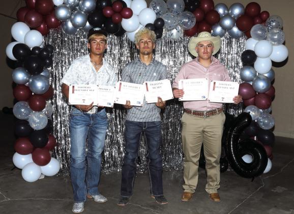 Football Awards: Gustavo Trevino - Defensive MVP, Jarvis Pastrana - Fighting Heart, Ryan Ramirez - Offensive MVP