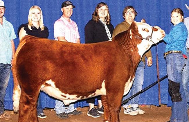 Nazareth FFA Harper Johnson placed Reserve Champion Red Cross at the South Plains Fair.