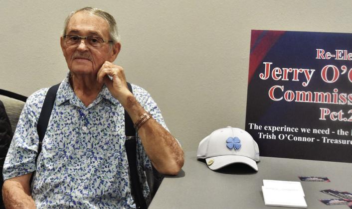 JERRY O'CONNOR--Incumbent Precinct 2 County Commissioner seeking re-election. (Photo by Jim Steiert)