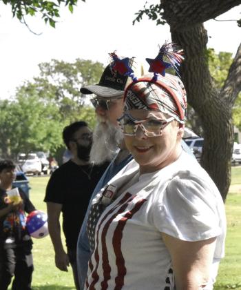 Putting a happy face on the 250th birthday celebration.