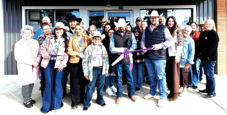 The Dimmitt Chamber of Commerce held a ribbon cutting for Blessed 5, a new children’s and women’s western apparel and accessories business owned by Pedro and Ceclia Quintana. The business is located at 113 E. Bedford in Dimmitt and is open Monday through Friday 10 a.m. to 5 p.m. and Saturday, 10 a.m. to 1 p.m.