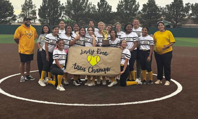 Lady Roo Softball Team are Area Champions after on an incredible series win! Lady Roos split games with Borden County. Won Game #1 - 22-19 and lost Game #2 - 3-13. Battling all the way to Game 3 and finishing strong and edging out Borden County by a score of 17-16. On to the next round!