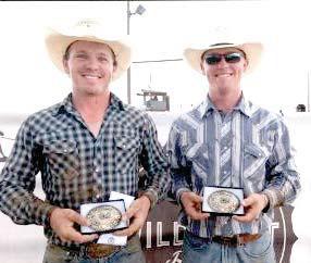 OSM Team Roping winners – Cameraon McCarly and Colton McCarly