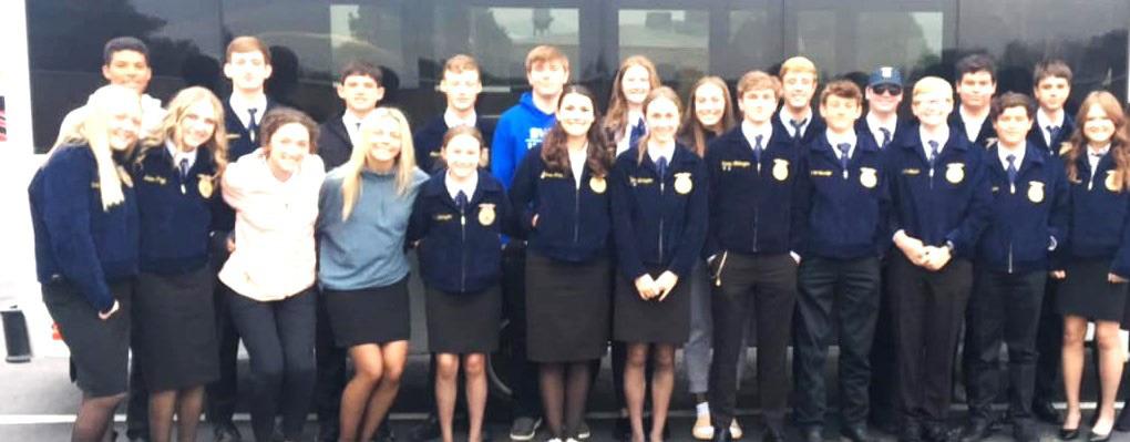 Nazareth FFA had 24 students competing in the District LDE contest this past week and will advance 20 students and seven teams to the Area LDE contest.