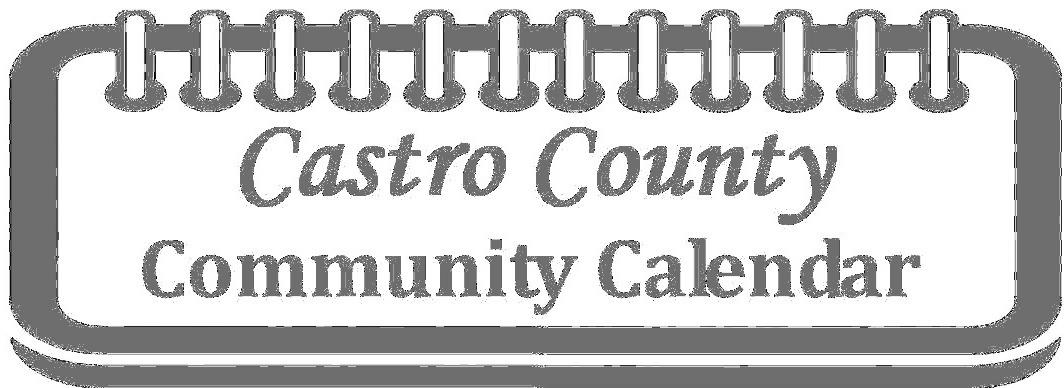 Castro County Community Calendar