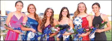 Nazareth Homecoming Queen Candidates - Lexi Ramaekers, Kamre Mask, Zoe Schulte, Caroline Myrick, Brooklyn Birkenfeld and Riley Ramaekers.