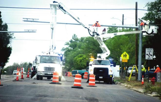 Dimmitt Fire Dept. installs red light