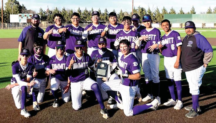 The Dimmitt Bobcats brought home championship from the Floydada Tournament this past weekend. Members of the team, varsity and travel team are Santiago Chaves, Daegan Robertson, Marcus Aquero, Isaiaha Sifuentes, Jed LaRue, Traiden Worsham, Samuel Gonzalez, Jaden Rodguez, Mario Lopez, Jorge Pena, Edwin Macias, Oscar Rodriguez, Ga’Quoire Chatham, Juan Amina and Jose Medina.