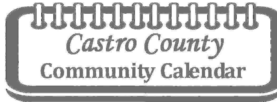 Castro County Community Calendar