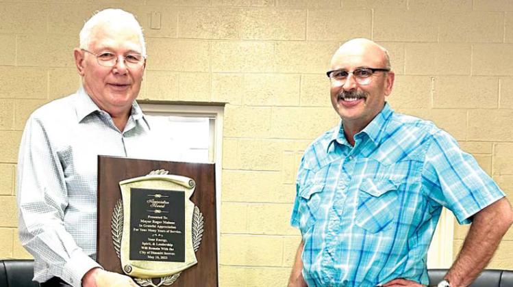 Malone honored by City Council