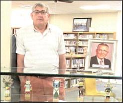 Rhoads Memorial Displayer for the Month for October, Pat Reily, exhibiting Native American Kachina dolls.