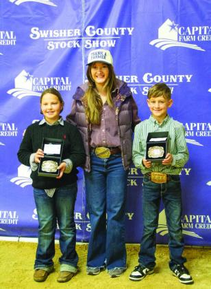 Junior Lamb Showmanship - 2nd - Scout Hix, 1st - Witten Butler