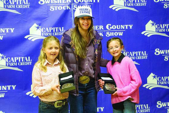 Junior Goat Showmanship - 2nd - Charlie Price, 1st - Madilyn Langston