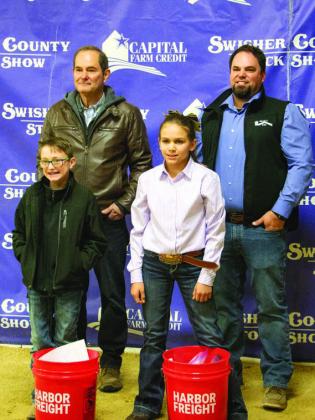 Junior Ag Mech Showmanship - 2nd - Holden Foster, 1st - Whitlee Wheeler Courtesy Photo by Summer Davis Randol