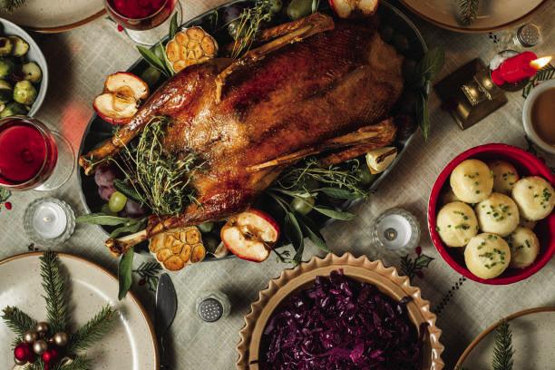 God bless the goose of the Christmas feast