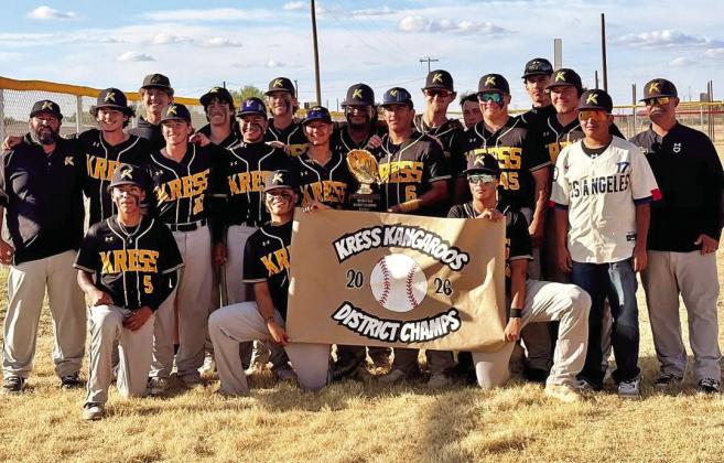 Roo Baseball - undefeated District Champions