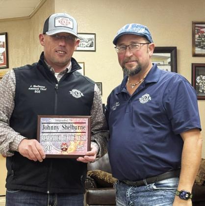 Johnny Shelburne- Responder of the Year