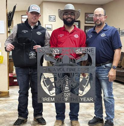 Johnny Shelburne- Fireman of the Year