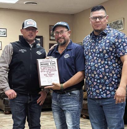 Jeremy Earl for 30 years on the fire department