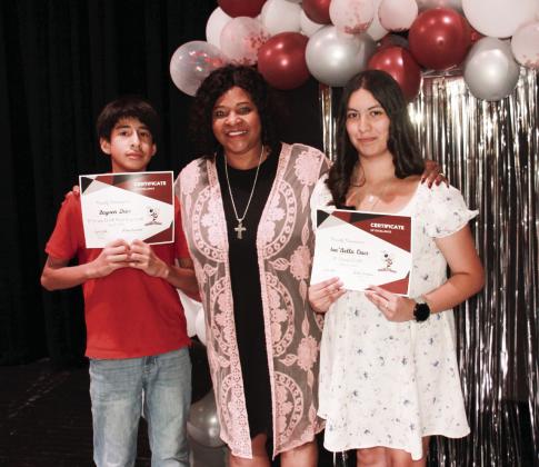 8th Grade ELAR Most Improved - Zayvien Diaz 8th Grade ELAR - Isa’Bella Cruz
