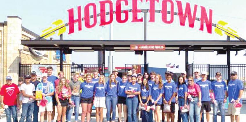 The Nazareth Ag department was in full force to represent NISD and Nazareth at the Sod Poodles game this past weekend.