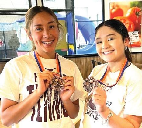 Hart High School girls tennis doubles team, Lauren Valdez and Ruby Madrid, won consolation on Wednesday at SPCHEA.