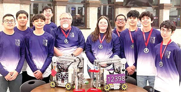 Dimmitt had two teams competing at the FTC Regional Championship at Lubbock High School: Dimmitt Robotics Team #12398 - Faith Bell, Daniel Duenes, Enrique, Pablo Perez and Jasiah Tavarez; and Robocat Team #13755 - Juan Cruz, Eric Duenas, Joel Grado, and Keenan Hernandez. The teams are coached by Don Bell.