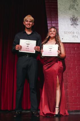Mr. THS Logan Becerra and Ms. THS Kyla Rodriguez