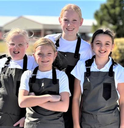 District 2 4-H Food Challenge – Castro 4-H Intermediate Team 2, Evelyn Farris, Adalyn O’Connor, Kennedy Wilhelm and McKinley Wilhelm, placed 2nd in Intermediate Main Dish.