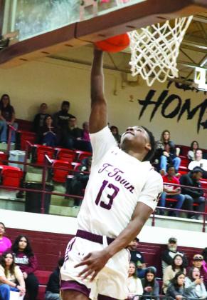 Zaibrien Frost goes in for a layup