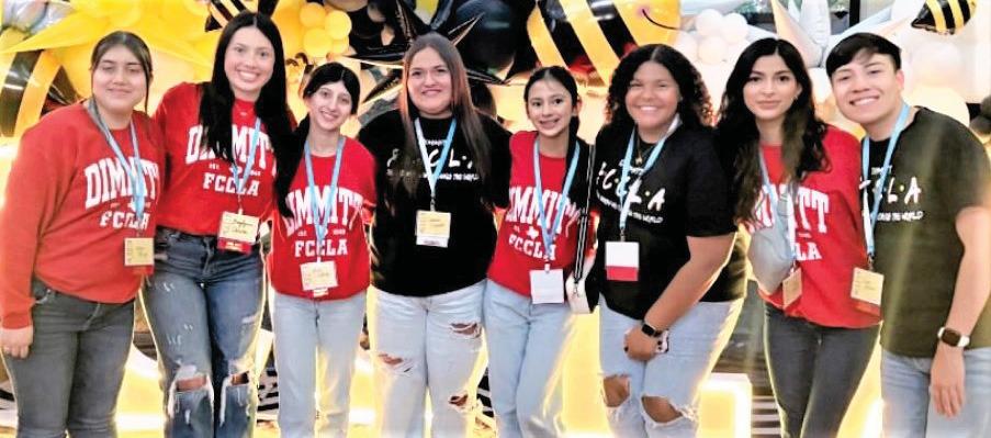 Dimmitt HS FCCLA competed at the state contest this past weekend in Dallas. Drew Garcia and Emily Aguirre placed 5th out of 26 teams.
