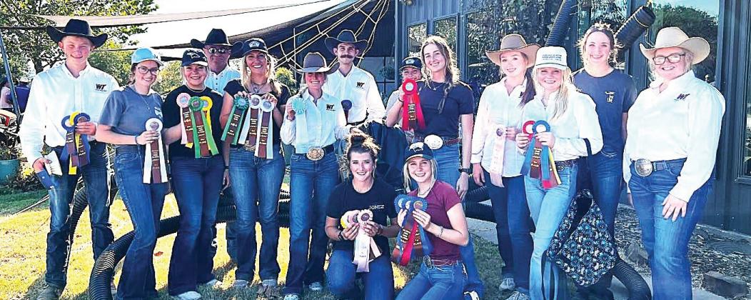 The WTAMU Ranch Horse Team was the Champion D1 Team and Reserve Champion D1 Team at Ardmore, Oklahoma. Team members competed in Novice, Limited Non-Pro and Non-Pro Divisions. They will be competing at the Stock Horse of Texas World Show, where they will defend their title as the Champion D1 Collegiate Team.
