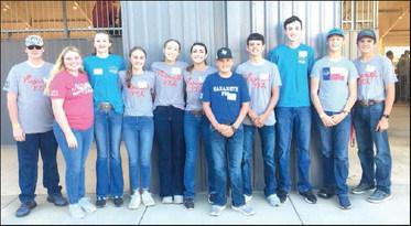 (Photo top right) Nazareth FFA first year, first semester students participated in the Greenhand Leadership Conference held at WTAMU Ag Center on Sept. 20. The camp benefits and includes opportunities in agricultural education, including supervised agricultural experiences and the FFA organization and help them grow and develop as students and leaders in FFA as well as their own community, school and chapter.
