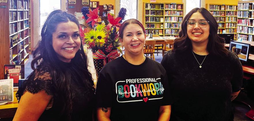 Swisher County Library: Veronica Trevino, Kim Tucek-Gardea, and Aly Carrasco
