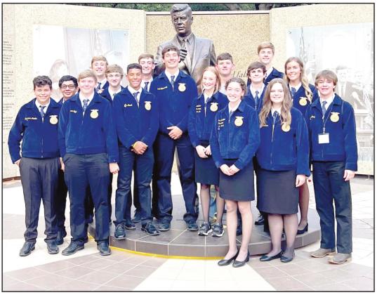 Nazareth FFA brought home the Golden Horizon Award for Division 1 in Texas. The Naz chapter is under the leadership of Austin Heck who continues to guide students to a successful outcome each year, with the assistance of many parents in the community.